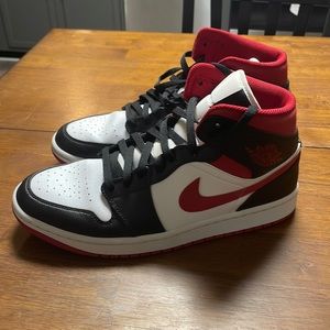 COPY - White, red, and black Jordan 1s